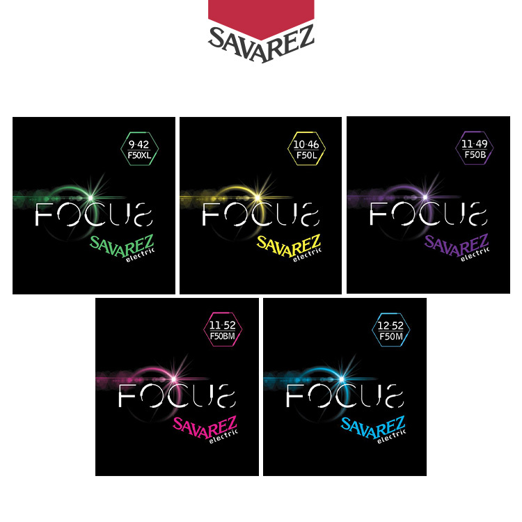 SAVAREZ Focus 系列 不鏽鋼纏繞 電吉他弦