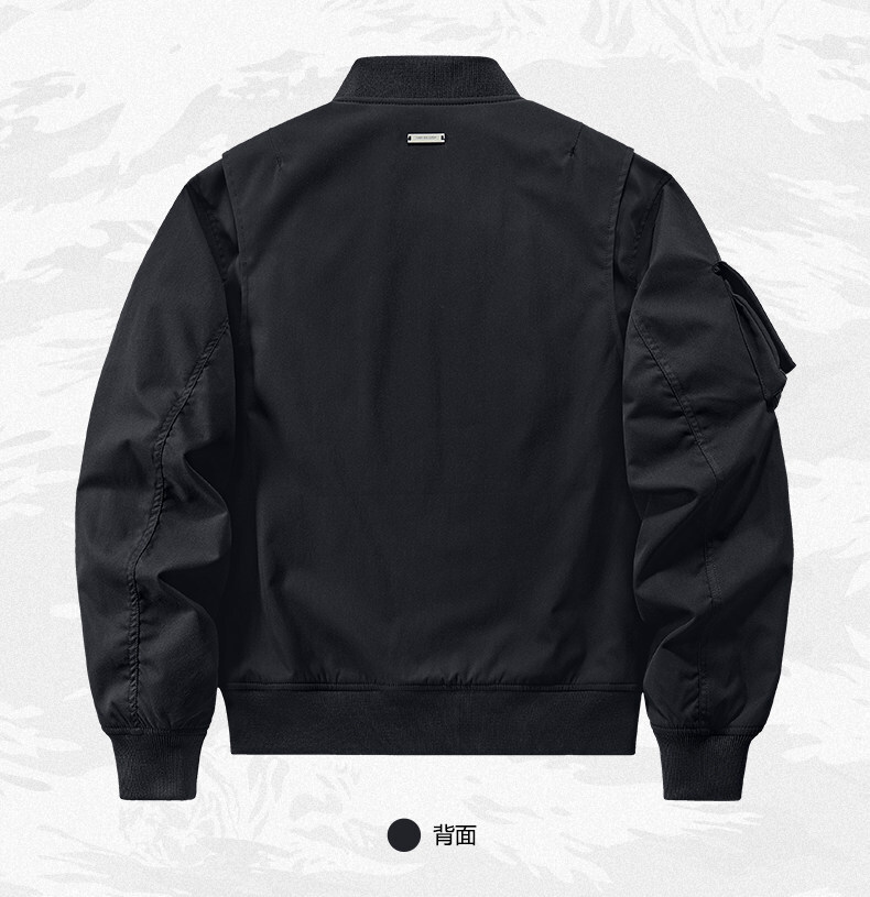 𝙏𝙀𝘾𝙃𝙒𝙀𝘼𝙍 雙色落肩棒球飛行外套