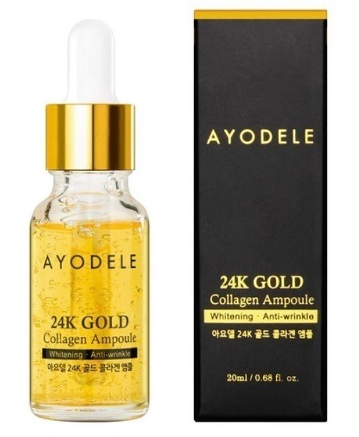 (預購商品) 韓國 AYODELE 24K 黃金膠原蛋白青春亮白安瓶 20ml