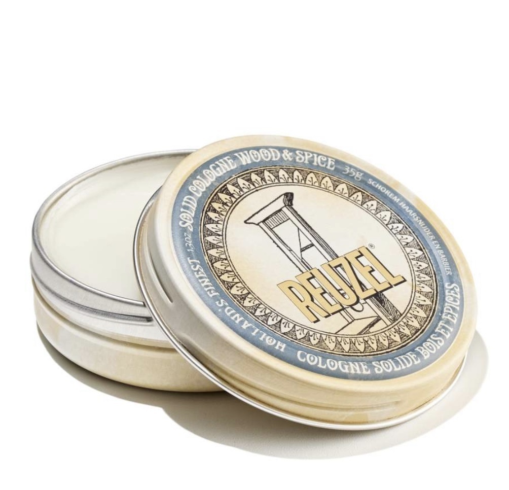 Reuzel Solid Cologne "Wood & Spice” 35g/1.3oz 木調古龍香水膏