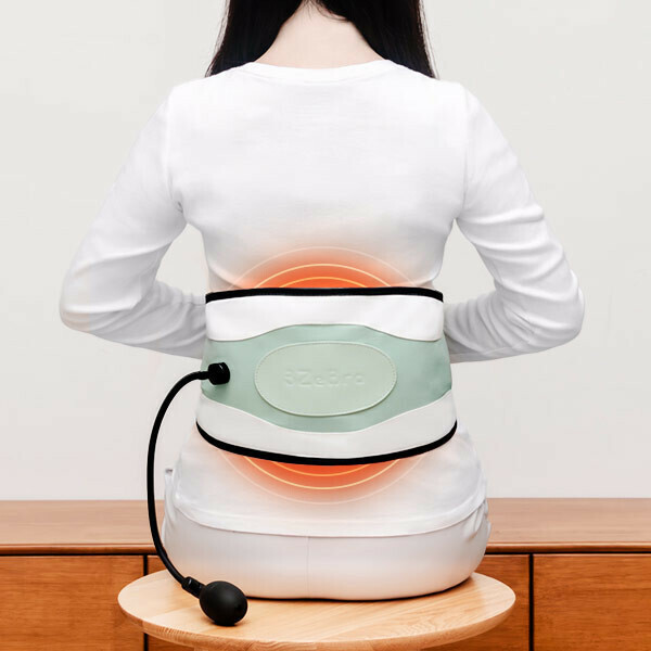 少 量 現 貨 / (預購預計2-3個工作天)｜台灣【3ZeBra】呼呼腰｜氣囊熱敷腰部按摩器｜按摩腰帶