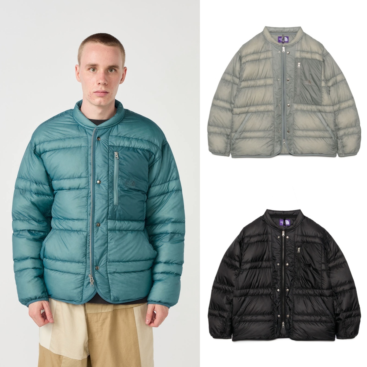 預購┃日本 TNF 紫標 PLAS Field Down Jacket 光電子 鋪棉 外套