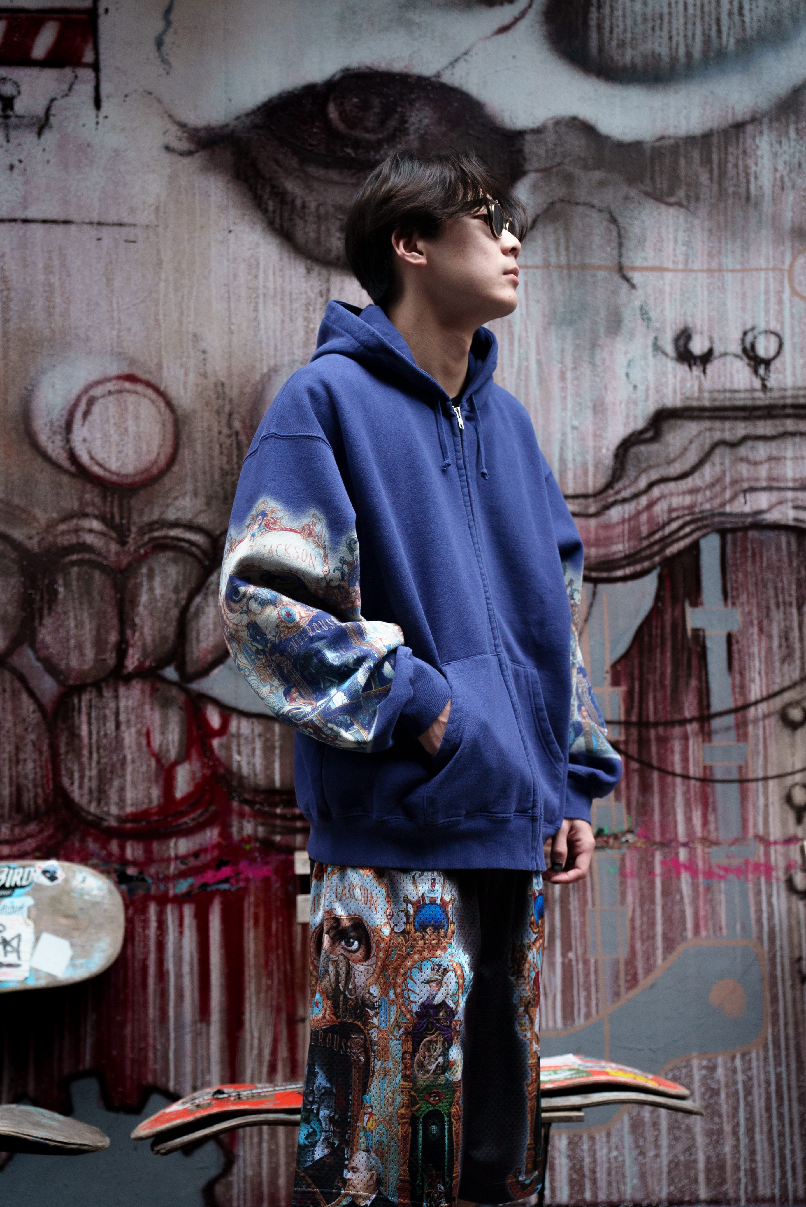 【Focus Store】現貨秒發 Supreme x Michael Jackson® FW25 Week18 Dangerous Zip Up Hooded Sweatshirt 兩色 連帽外套