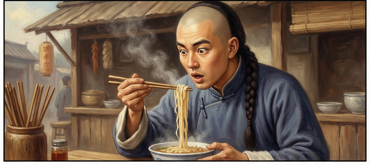 說到調味原理，我常引用易經裡的一句「同聲相應，同氣相求」來描述味道層次之間的配合。 但理論畢竟略顯生澀，我一直想以一個比較生動的方式來給大家說明這個道理，今天看到的一個故事，恰恰一下說到了我的心坎上，這就是我們的晚清四大名臣之一，左宗棠與揚州的一碗神秘雞湯麵的故事。 這故事來自《左宗棠逸事彙編》裡的記載，說左宗棠26歲的時候，從家鄉湖南去北京接受任命，乘船路過揚州時，停船遊覽，偶然在市場上吃了一份雞湯麵，當時驚嘆，此美味天下無匹！