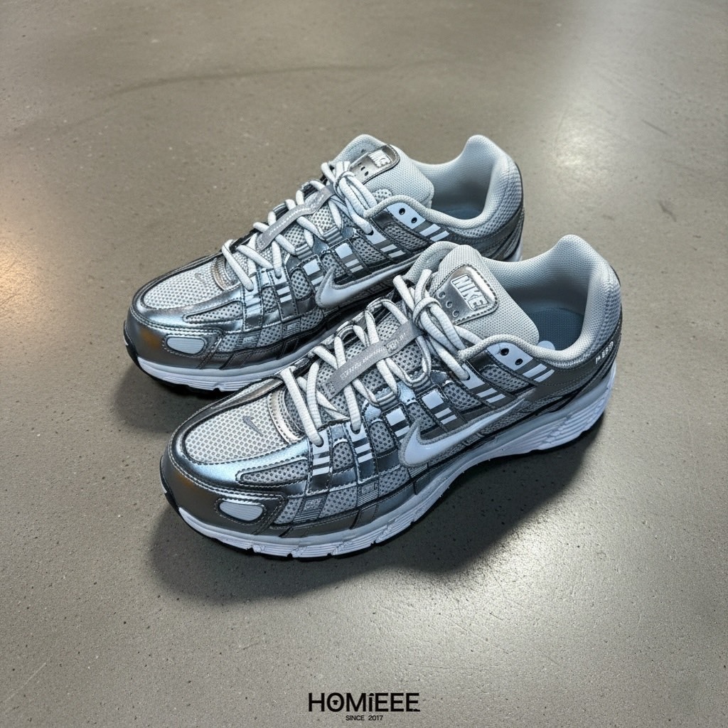 Nike P-6000 Grey Fog 休閒鞋 復古 金屬銀 女鞋 [IO3496-001]