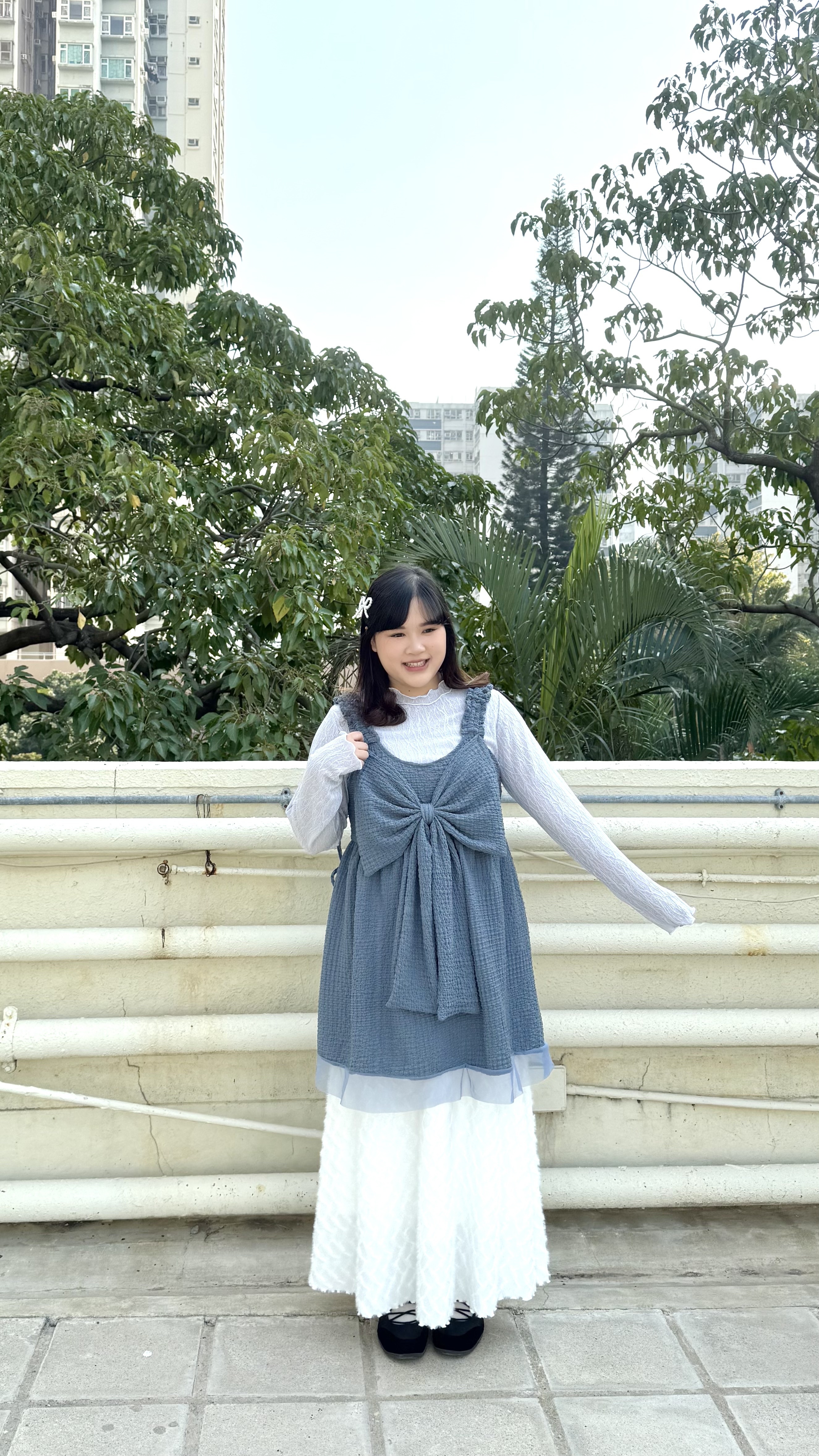 2 Ways 大蝴蝶結綁帶外搭