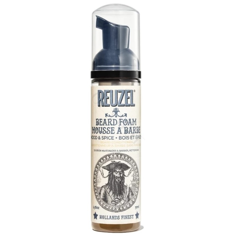 Reuzel Beard Foam Wood & Spice 70ml 免沖保濕鬍鬚泡沫