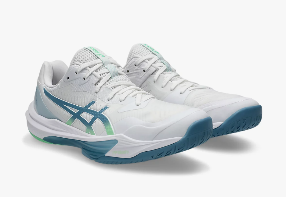 ASICS SKY ELITE FF 3 排球鞋 白藍綠色