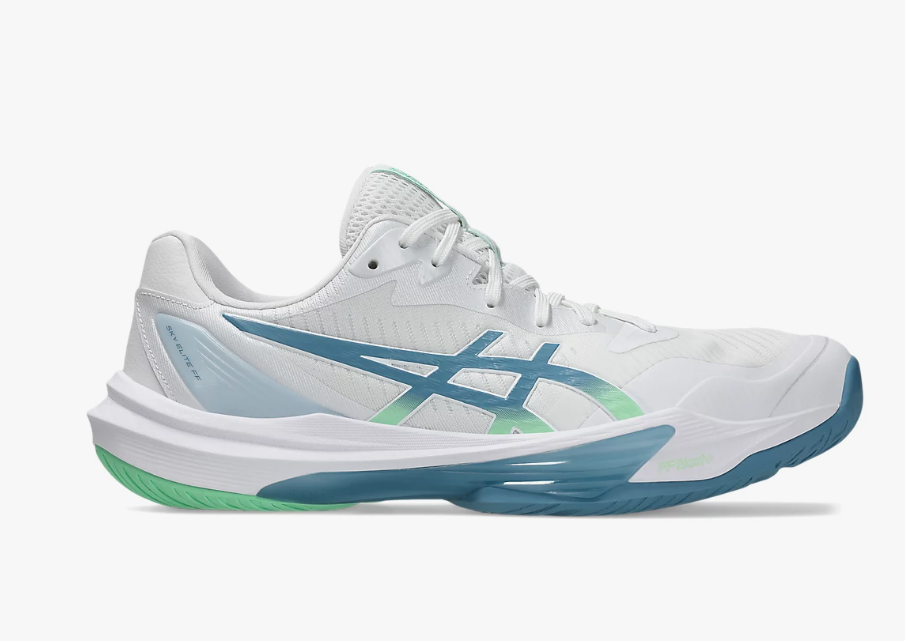 ASICS SKY ELITE FF 3 排球鞋 白藍綠色