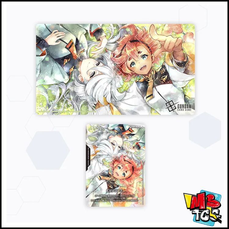 官方遊戲墊板&卡牌套裝 蘇萊塔＆米奧莉奈 [EVX02]​