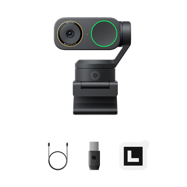 Insta360 Link 2 Pro 旗艦AI 4K網路攝影機 Standard Bundle 標準套裝