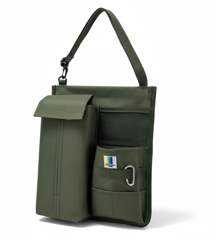 TRUST GReddy 椅背收納袋 軍綠色