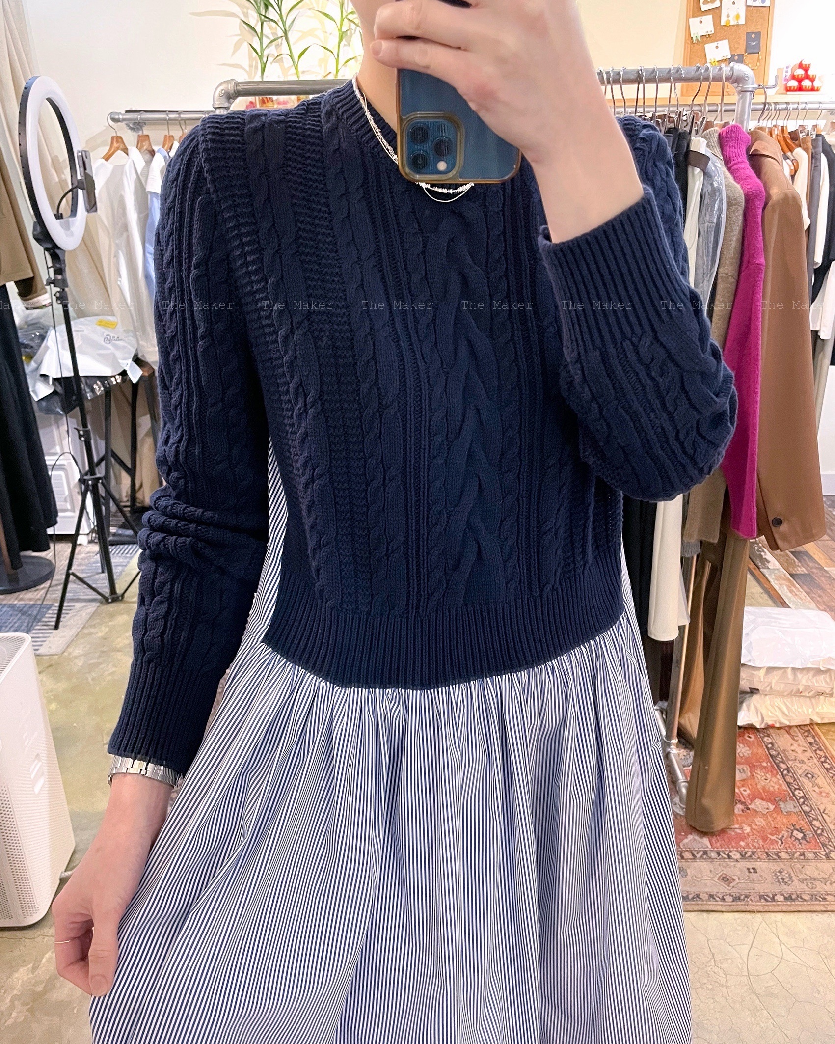 👩🏻‍🎓 學院風 Cable Knit 連身裙 👩🏻‍🎓