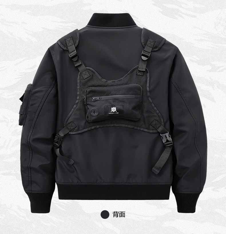 𝙏𝙀𝘾𝙃𝙒𝙀𝘼𝙍  假兩件棒球口袋機能工裝外套