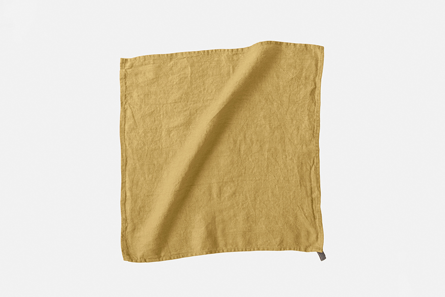 Lino e Lina - 方形抹布 Manon / 復古黃