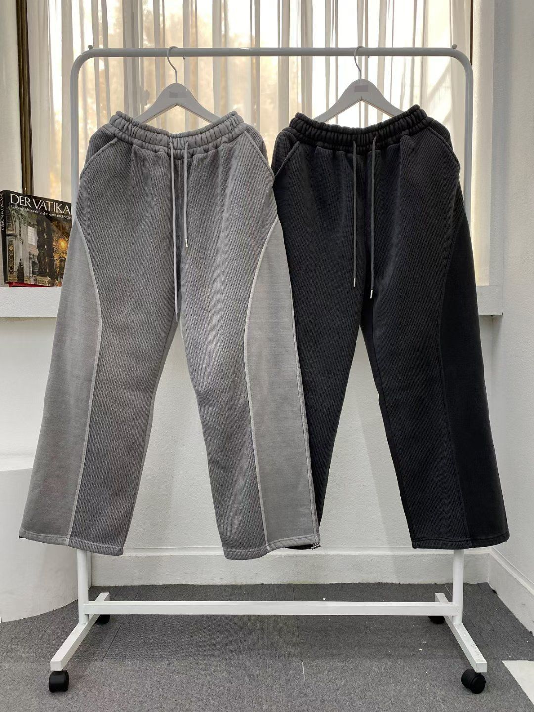 洗水淨色運動褲(抓毛底) TAC-0400P