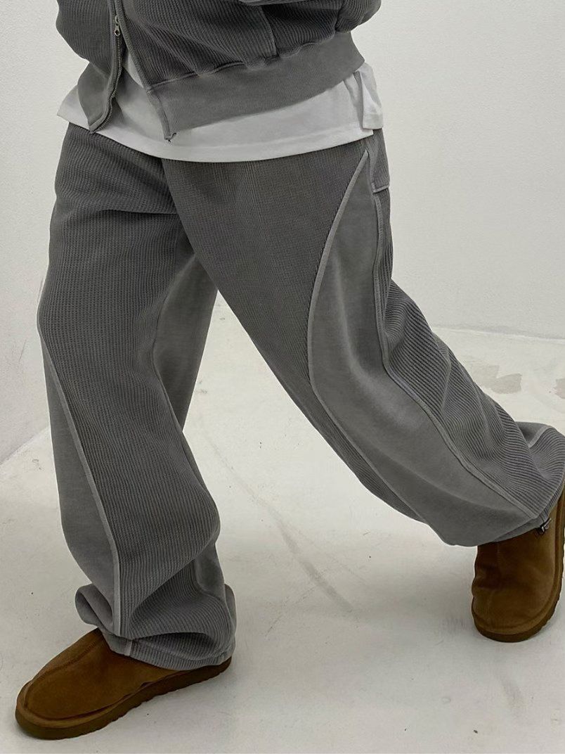 洗水淨色運動褲(抓毛底) TAC-0400P