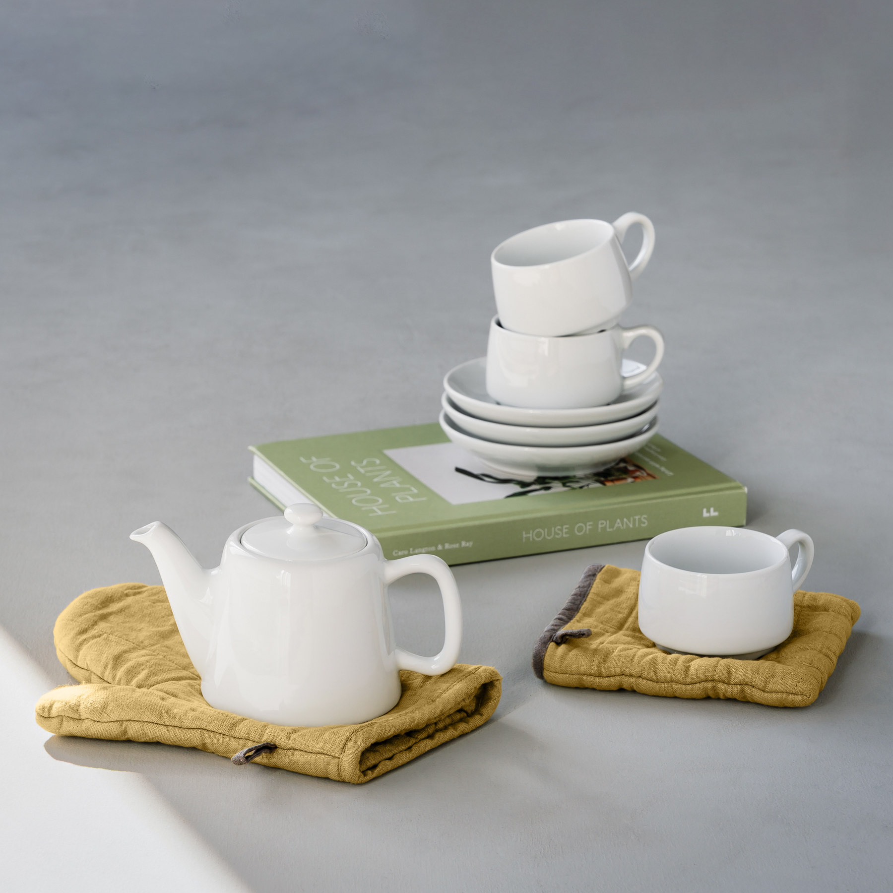 Lino e Lina-隔熱手套 / 復古黃