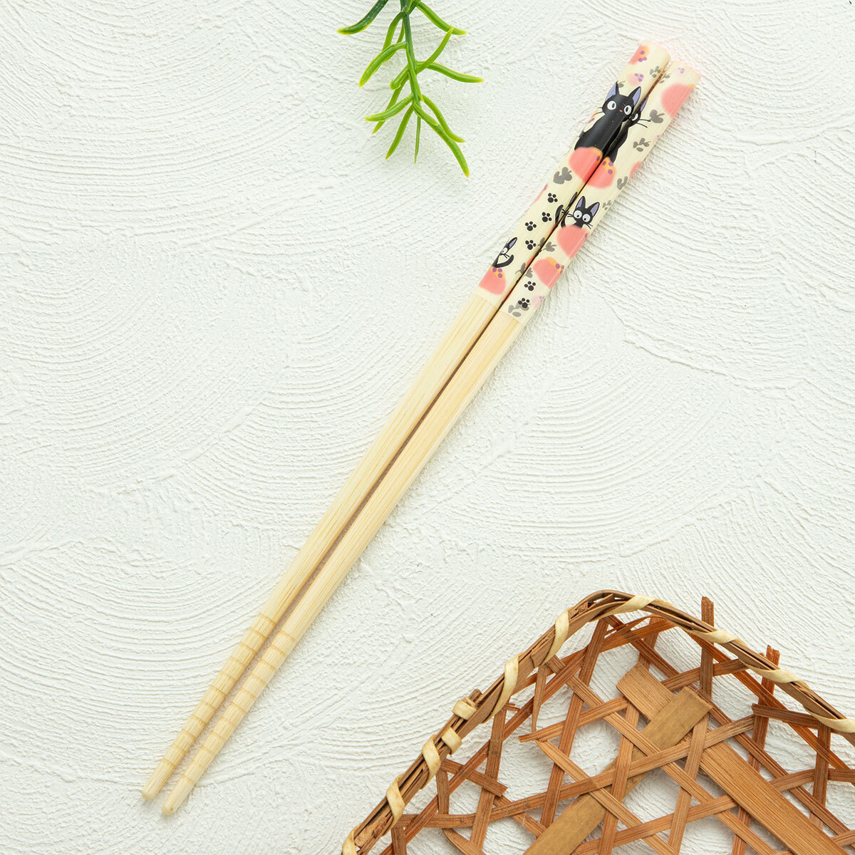 竹筷 魔女宅急便 玫瑰 21公分