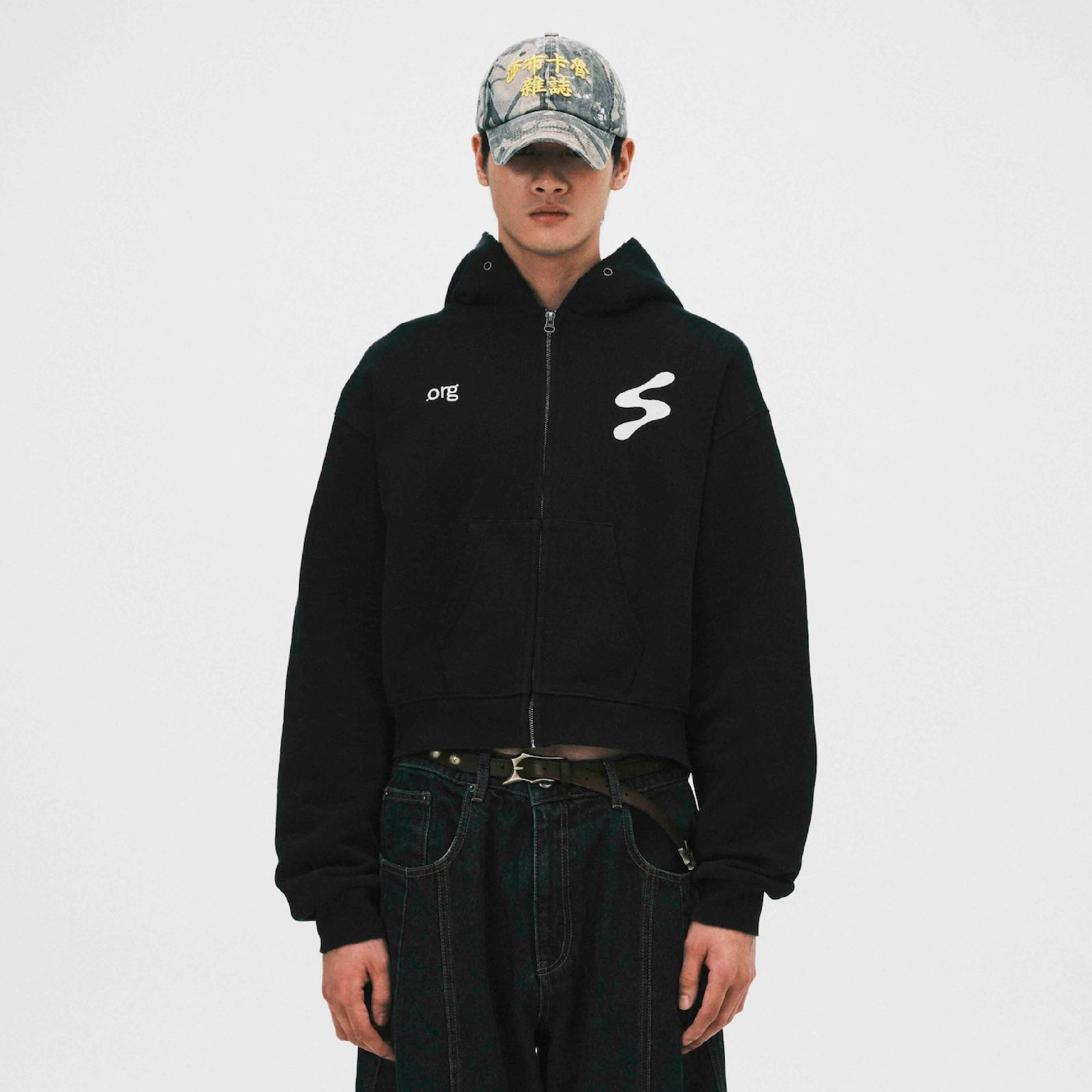 nul1.org sabukaru Cropped Zip Hoodie [nu-19]