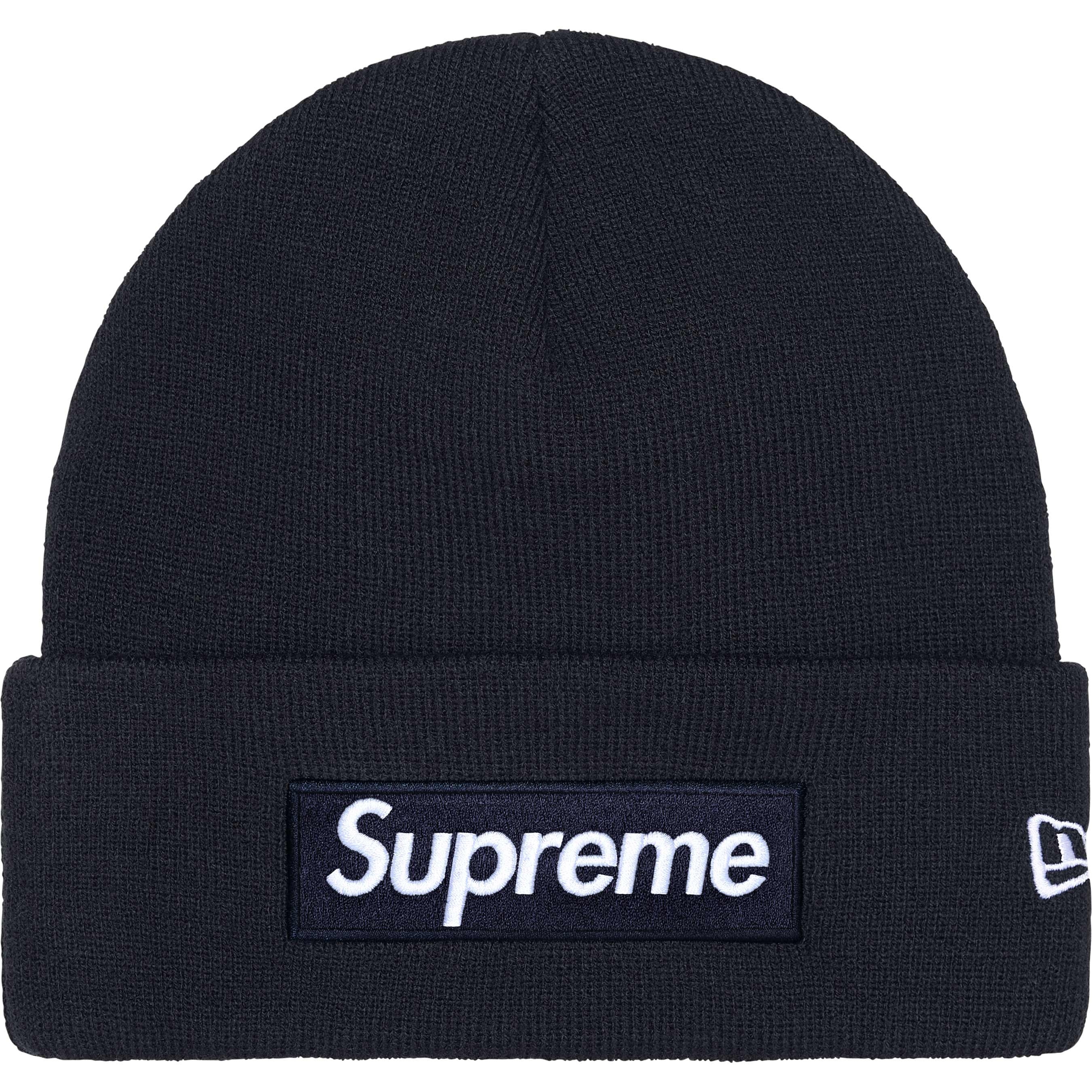 Supreme New Era Box Logo Beanie - Navy | FW25BN5