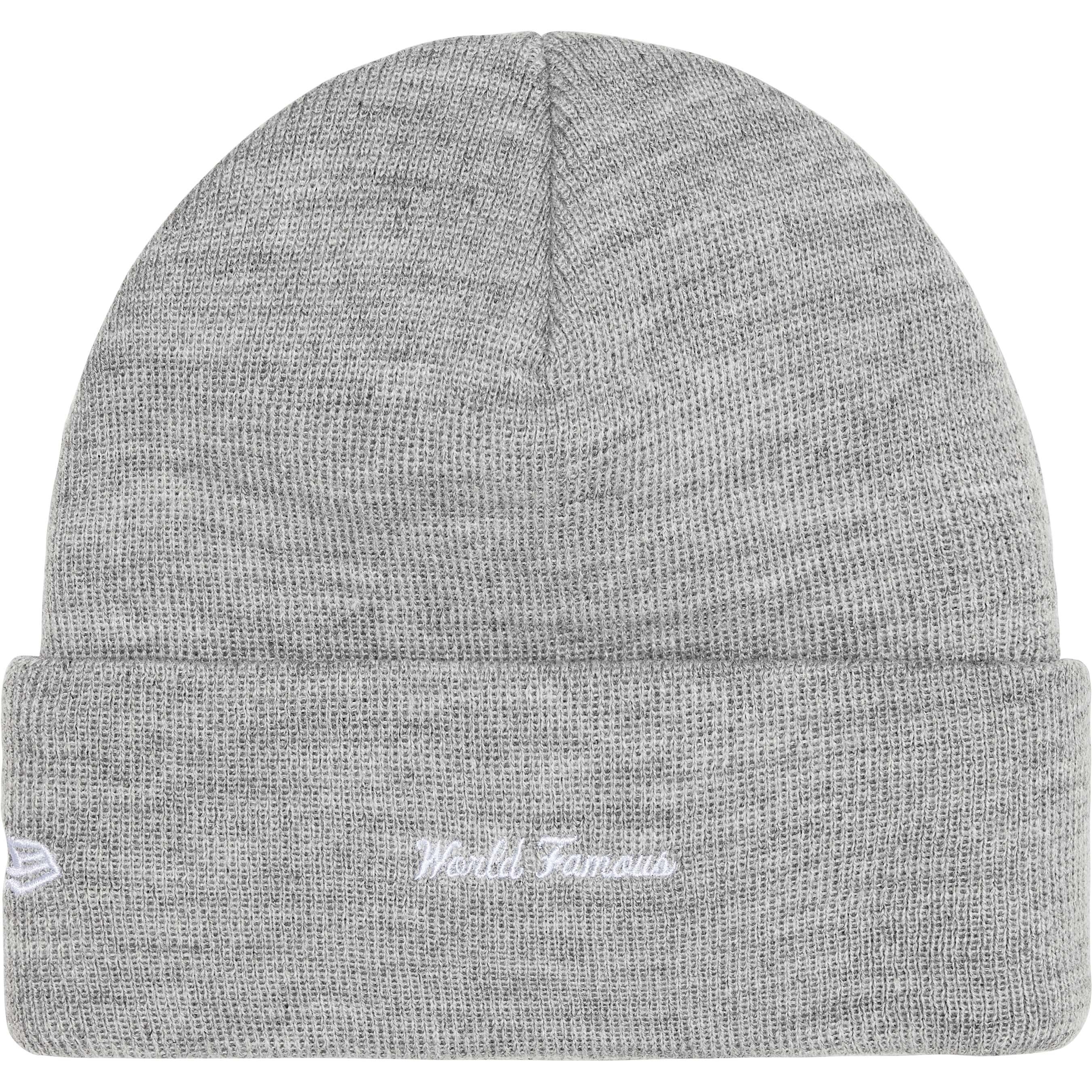 Supreme New Era Box Logo Beanie - Grey | FW25BN5