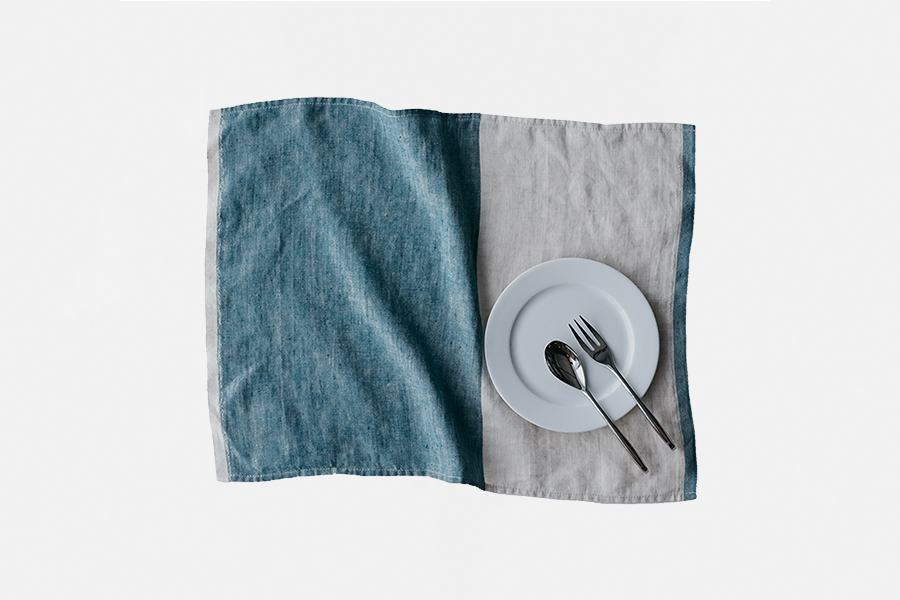 Lino e Lina-餐墊 Uni 藍