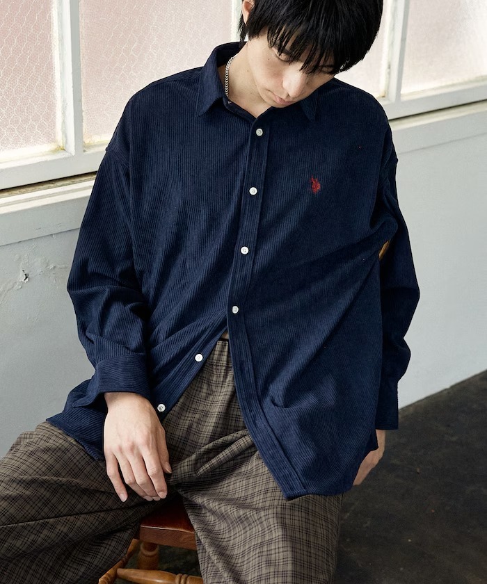 U.S. POLO ASSN. x Publux 燈芯絨襯衫 日系選品