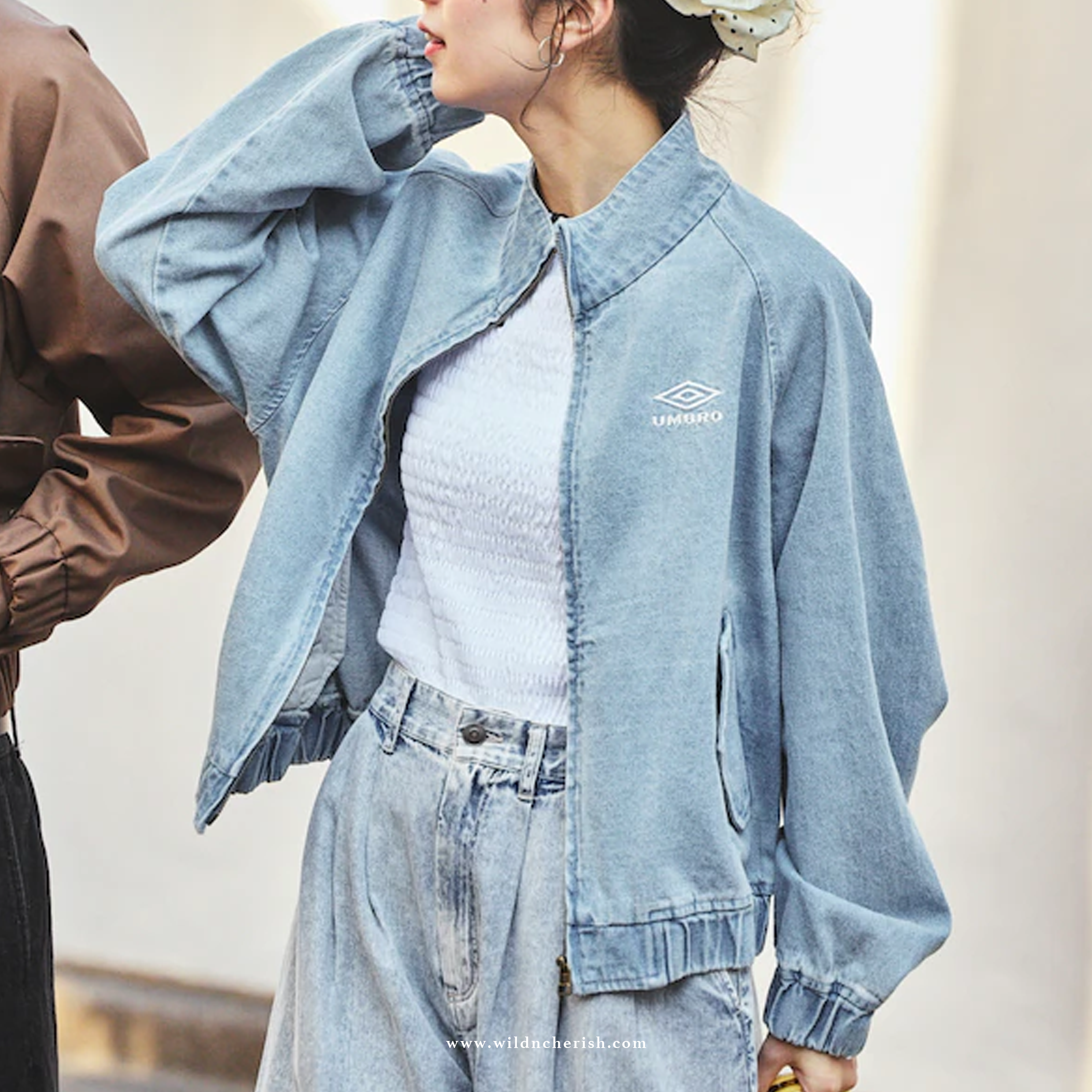 預訂 | Umbro Denim Stand Collar Blouson 丹寧系列 女裝