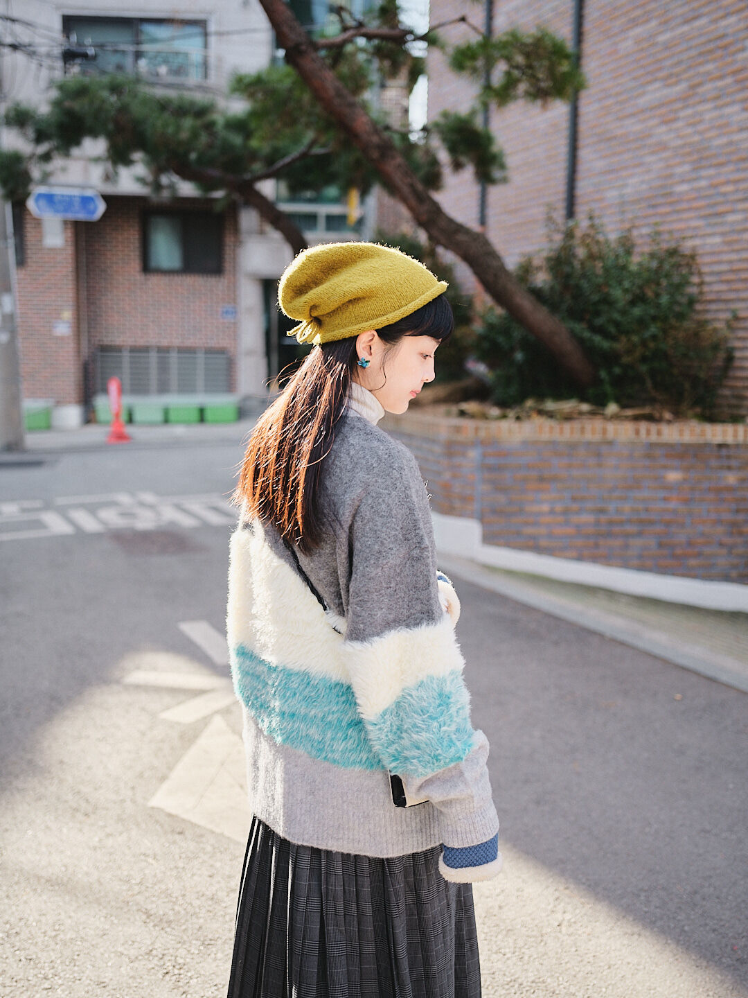 (限量)普羅旺斯光！大理石針織V領開衫(兩色-灰)