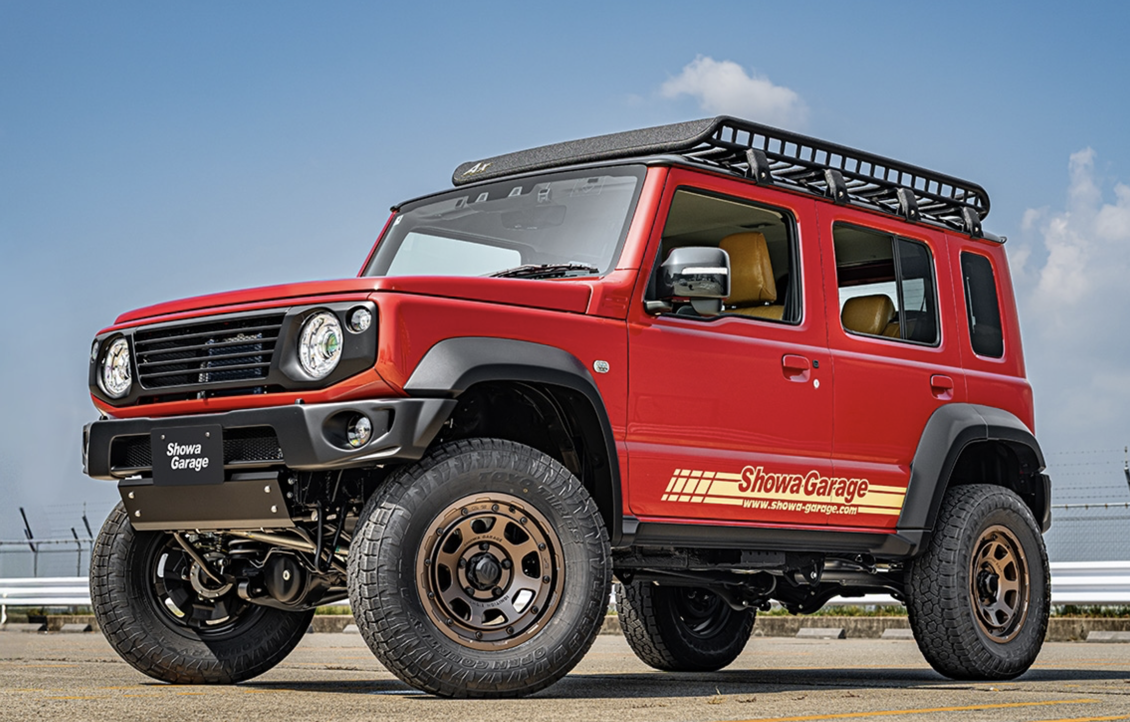 Jimny Nomade JC74 3 吋懸吊升高套件｜SHOWA GARAGE X-SHOCK 可調避震