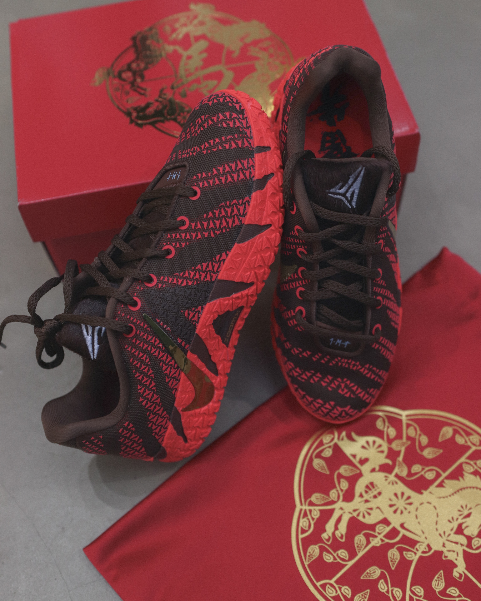 〈門市現貨〉童鞋 女鞋 NIKE JA 3 GS 馬年 CNY 紅色 MORANT 莫蘭特 回彈 實戰 緩震 籃球鞋【IB4776-200】JA3