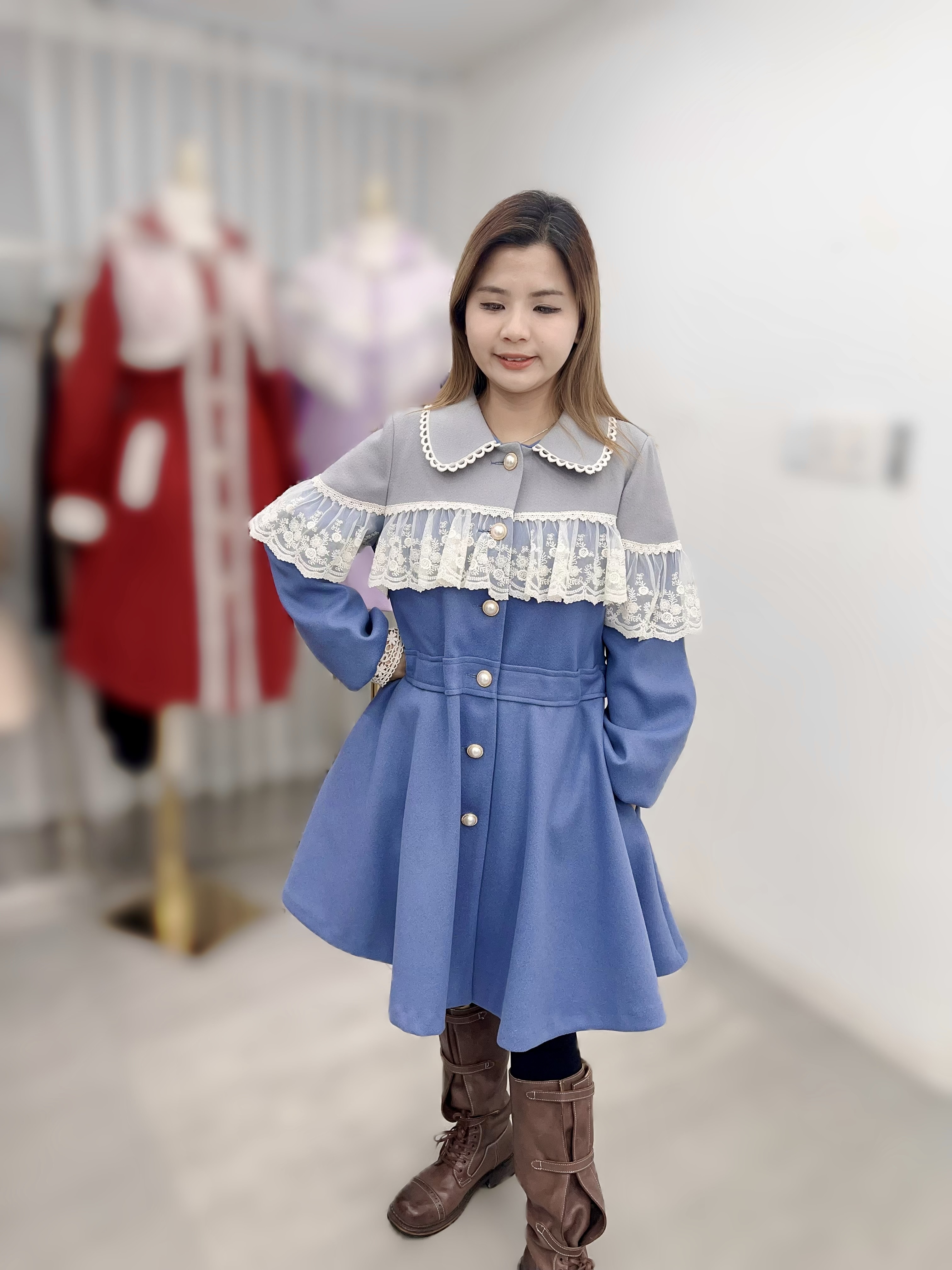 P37  羊毛30%  胸42 腰41 長36 $899 (一口價)