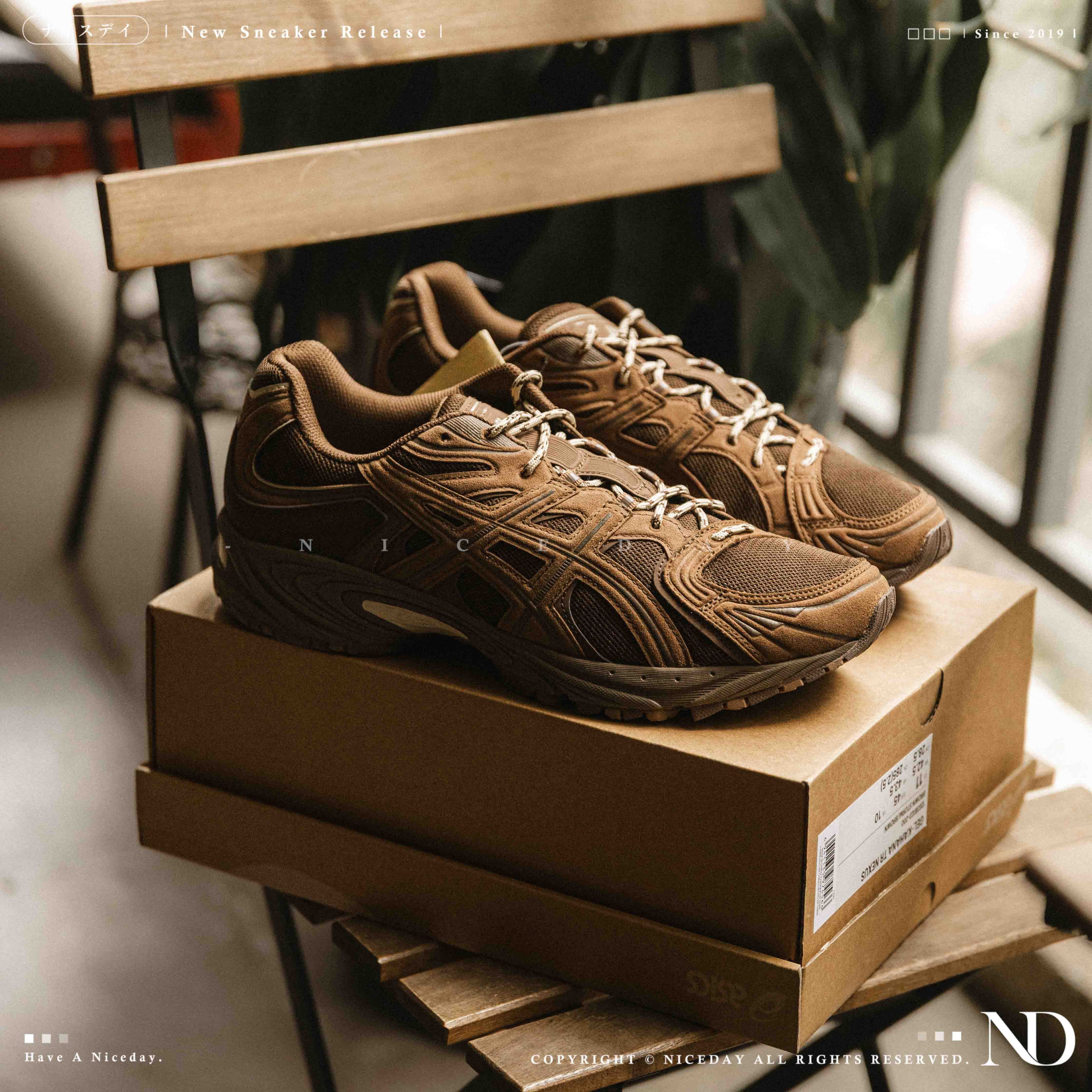 NICEDAY 代購 Asics GEL-KAHANA TR Nexus Brown 棕色 咖啡 摩卡 棕 深卡其 復古 麂皮 1203B123-200