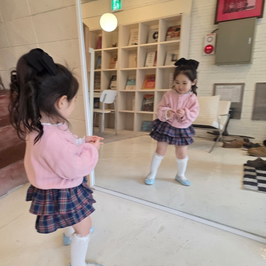 正韓春COLOR 兩色英式格紋裙褲