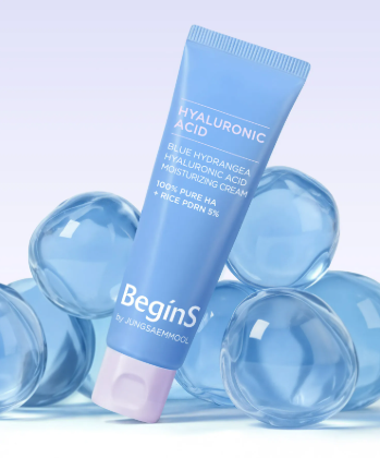 Jung Saem Mool - BeginS by JUNGSAEMMOOL Blue Hydrangea Hyaluronic Acid Moisturizing Cream 50ml