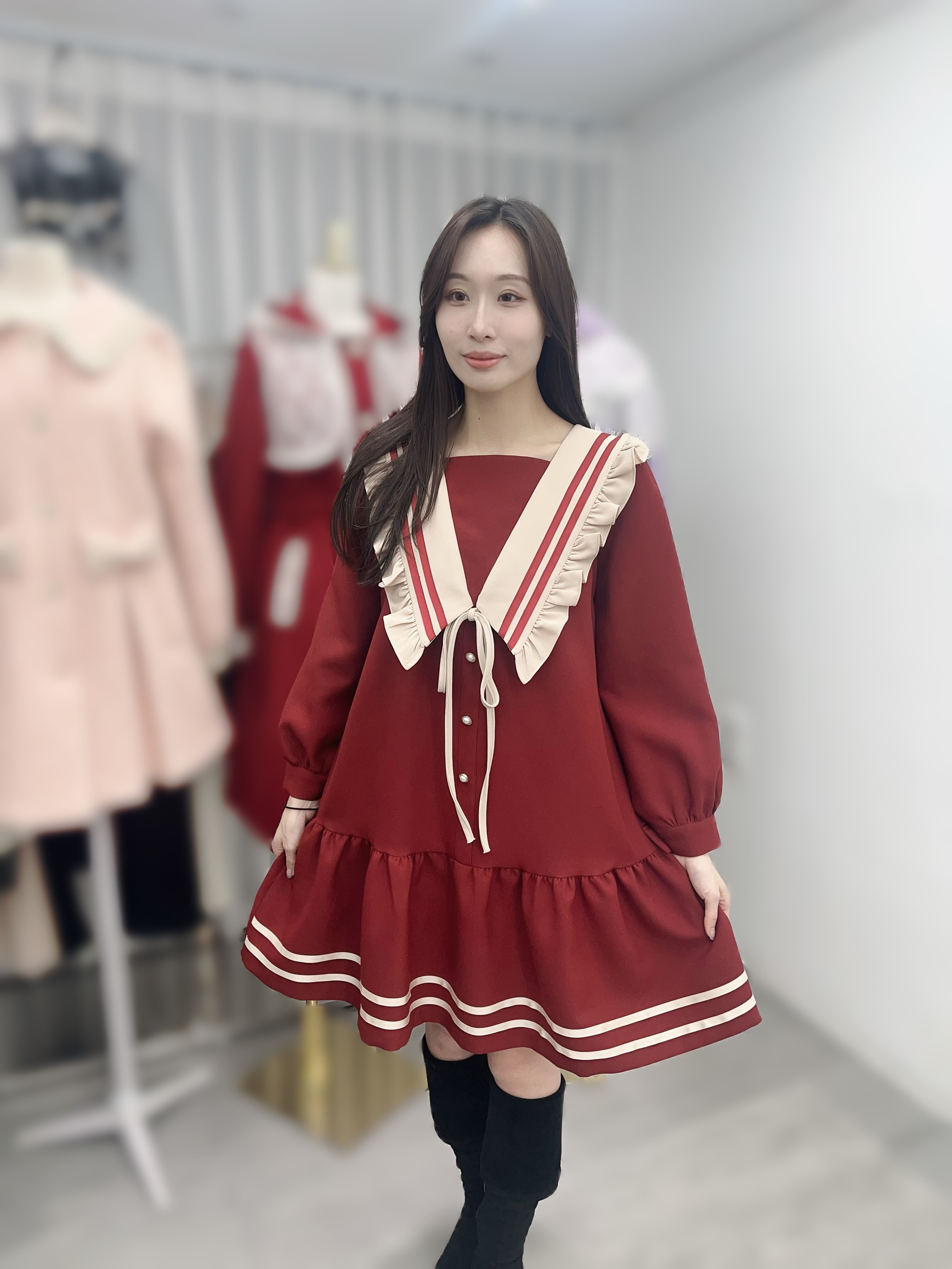 P34  胸42   腰46 HIP 51 長34.5 $599 (一口價)