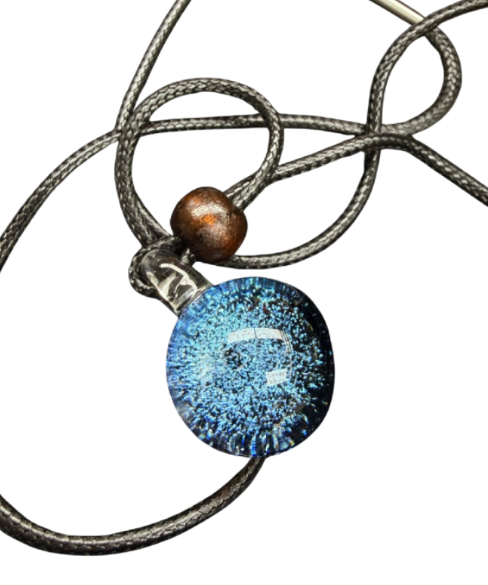 260116-A30 雍宮香灰琉璃星空頸鏈 （藍色-健康）送布袋 (3月頭到貨只限尖沙咀門店自取）