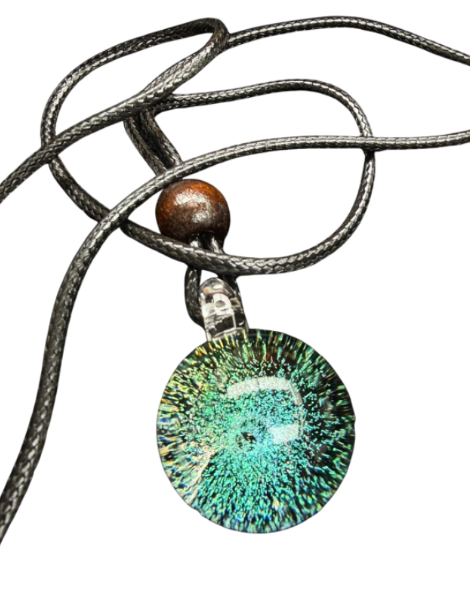 260116-A31 雍宮香灰琉璃星空頸鏈 （綠色-正財運事業）送布袋 (3月頭到貨只限尖沙咀門店自取）