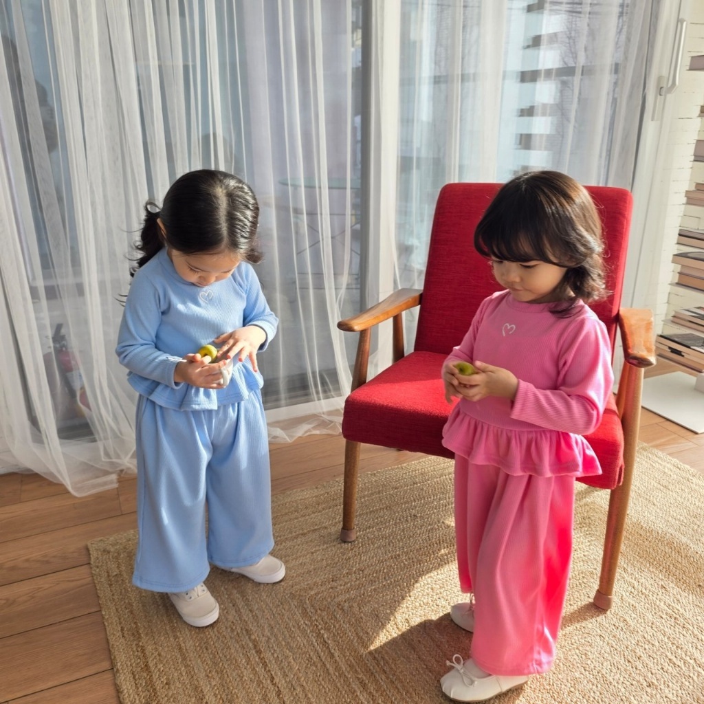 正韓春COLOR 兩色馬卡龍色愛心套裝