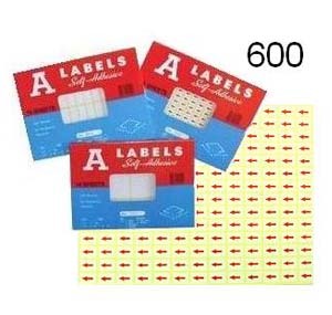 A LABEL - 600    紅箭標貼 [5040個裝] 505206000