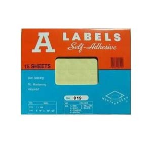 A LABEL -  819 19mm直徑透明標貼 (1050個裝) 505207419