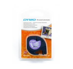 DYMO 12267 Letra Tag 機用標籤帶 (透明底黑字) 505718670