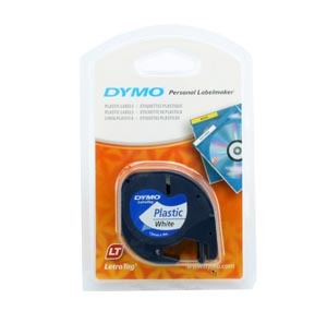 DYMO  91201  Letra Tag 機用標籤帶 (白底黑字) 505718910