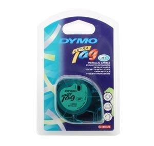 DYMO 91209 Letra Tag 機用標籤帶 (金屬綠底黑字) 505717900