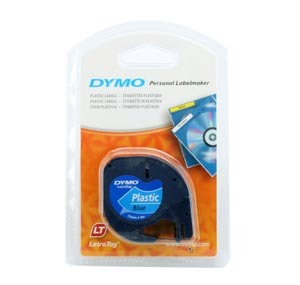 DYMO  91205  Letra Tag 機用標籤帶 (藍底黑字) 505718950