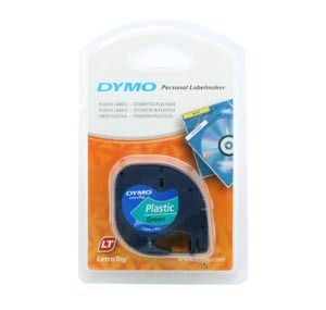DYMO  91204  Letra Tag 機用標籤帶 (綠底黑字) 505718940