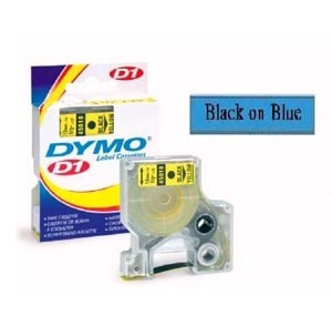 DYMO  SC40916 D1-TAPE  9mm x 7M (BLACK ON BLUE) 505740916