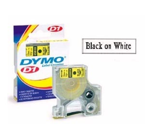 DYMO  SC40913 D1-TAPE  9mm x 7M (BLACK ON WHITE) 505740913
