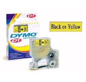 DYMO  SC53718 D1-TAPE  24mm x 7M (BLACK ON YELLOW) 505745918